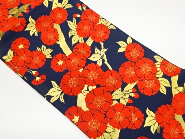 JAPANESE NAGOYA OBI / WOVEN SAKURA